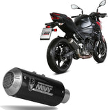 Système D'Échappement Non Catalysé Et Sans Homologation Acoustique Mk3 Carbon - Mivv Compatible Avec Kawasaki Ninja 400 (2018-2020)