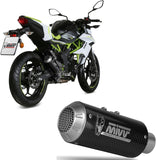 Uncatalysed Exhaust System Without Sound Certification Mk3 Carbon - Mivv Compatible With Kawasaki Z 125 (2019-2024)