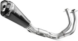 Complete Exhaust System Without Catalytic Converter And Without Sound Certification Delta Race Steel Black Carbon - Mivv Compatible With Kawasaki Z 650 (2024)