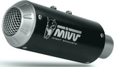Système D'Échappement Non Catalysé Et Sans Homologation Acoustique Mk3 Acier Noir - Mivv Compatible Avec Ktm 790 Duke (2018-2020)