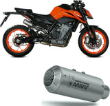 Système D'Échappement Non Catalysé Et Sans Homologation Acoustique Mk3 Acier - Mivv Compatible Avec Ktm 790 Duke (2018-2020)