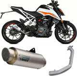 Système D'Échappement Complet Non Catalysé Et Sans Homologation Acoustique Mk3 Acier - Mivv Compatible Avec Ktm 390 Duke (2021-2023)