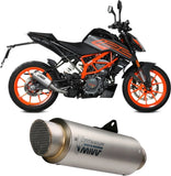 Système D'Échappement Non Catalysé Et Sans Homologation Acoustique Mk3 Acier - Mivv Compatible Avec Ktm 390 Duke (2021-2023)