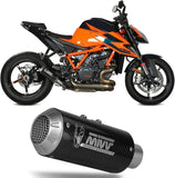 Système D'Échappement Non Catalysé Et Sans Homologation Acoustique Mk3 Carbon - Mivv Compatible Avec Ktm Duke 1290 (2020-2024)