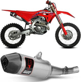 Système D'Échappement Homologué Fim Str1 Titanium Carbon - Mivv Compatible Avec Honda Crf 250 (2022-2024)