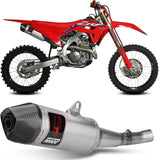 Système D'Échappement Homologué Fim Str1 Acier Carbon - Mivv Compatible Avec Honda Crf 250 (2022-2024)