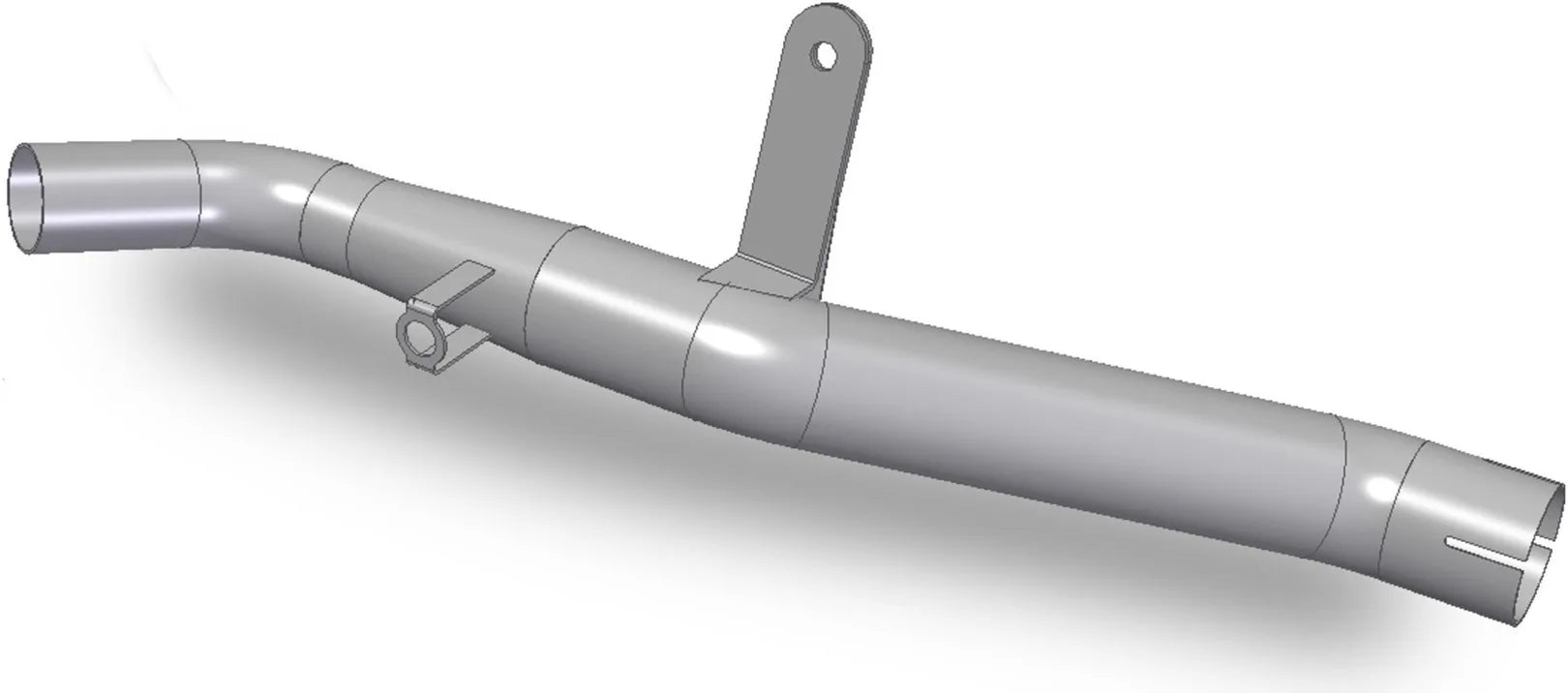 Tuyau De Raccordement Non Catalysé - Mivv Compatible Avec Moto Morini X-Cape 649 (2021-2024)