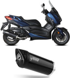 Système D'Échappement Non Catalysé Et Sans Homologation Acoustique Mover Acier Noir - Mivv Compatible Avec Yamaha X-Max 400 (2017-2020)