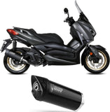 Système D'Échappement Complet Non Catalysé Et Sans Homologation Acoustique Mover Acier Noir - Mivv Compatible Avec Yamaha X-Max 125 (2021-2024)