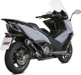 Système D'Échappement Non Catalysé Et Sans Homologation Acoustique Gppro Carbon - Mivv Compatible Avec Kymco Ak 550 (2017-2020)