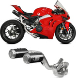 Système D'Échappement Complet Non Catalysé Et Sans Homologation Acoustique Mk3 Carbon - Mivv Compatible Avec Ducati Panigale V4 (2018-2022)