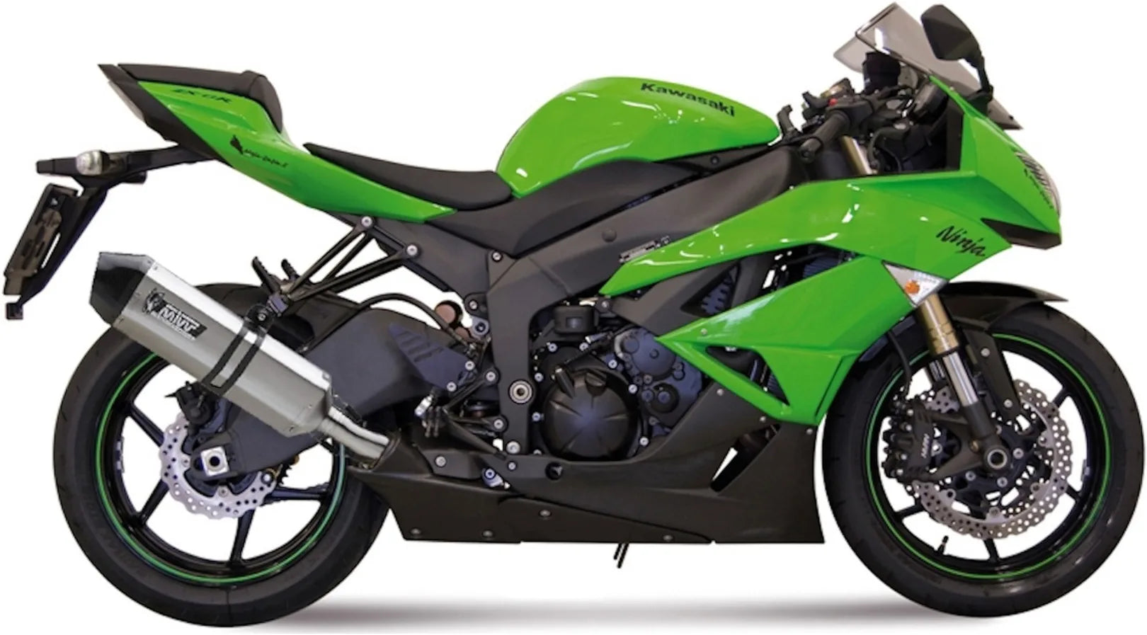 Système D'Échappement Complet Non Catalysé Et Sans Homologation Acoustique Speed Edge Full Titanium Carbon - Mivv Compatible Avec Kawasaki Zx 6R 636 (2009-2016)