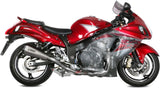 Système D'Échappement Complet Non Catalysé Et Sans Homologation Acoustique Delta Race Full Titanium Carbon - Mivv Compatible Avec Suzuki Gsx-R 1300 Hayabusa (2008-2017)