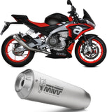 Complete Exhaust System Without Catalytic Converter And Without Sound Certification X-M1 Titanium - Mivv Compatible With Aprilia Tuono 660 (2021-2024)