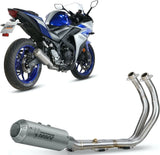 Système D'Échappement Complet Non Catalysé Et Sans Homologation Acoustique Mk3 Acier - Mivv Compatible Avec Yamaha Yzf-R25 (2015-2024)