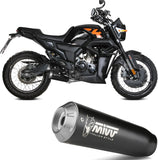 Système D'Échappement Complet Non Catalysé Et Sans Homologation Acoustique X-M1 Acier Noir - Mivv Compatible Avec Zontes Zt 125 Gk (2021-2024)