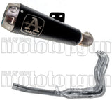 Système D'Échappement Complet Non Catalysé Et Sans Homologation Acoustique Pro-Race Nichrom Noir Acier - Arrow Special Parts Compatible Avec Suzuki Gsx-R 1000 (2017-2020)