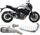 Système D'Échappement Complet Non Catalysé Et Sans Homologation Acoustique Pro-Race Nichrom Acier - Arrow Special Parts Compatible Avec Honda Cbr 650 R (2019-2023)