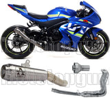 Système D'Échappement Complet Non Catalysé Et Sans Homologation Acoustique Pro-Race Nichrom Acier - Arrow Special Parts Compatible Avec Suzuki Gsx-R 1000 R (2017-2020)