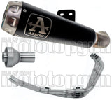Système D'Échappement Complet Non Catalysé Et Sans Homologation Acoustique Pro-Race Nichrom Noir Acier - Arrow Special Parts Compatible Avec Honda Cb 650 R (2019-2023)