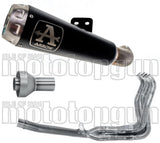 Complete Exhaust System Without Catalytic Converter And Without Sound Certification Pro-Race Black Nichrom Stainless Steel - Arrow Special Parts Compatible With Suzuki Gsx-R 1000 R (2017-2020)