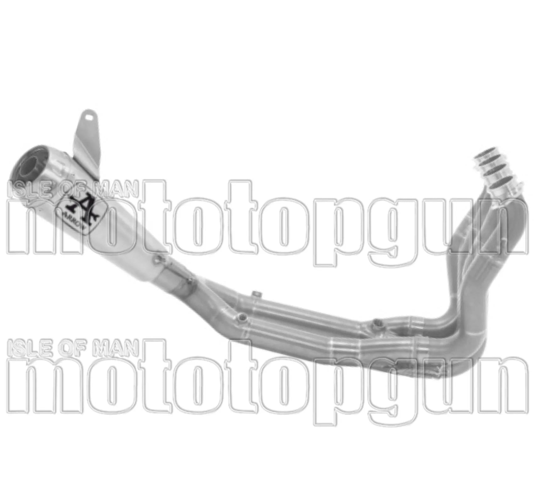 Système D'Échappement Complet Non Catalysé Et Sans Homologation Acoustique Pro-Race Competition Titanium Titanium - Arrow Special Parts Compatible Avec Bmw S 1000 Rr (2019-2024)