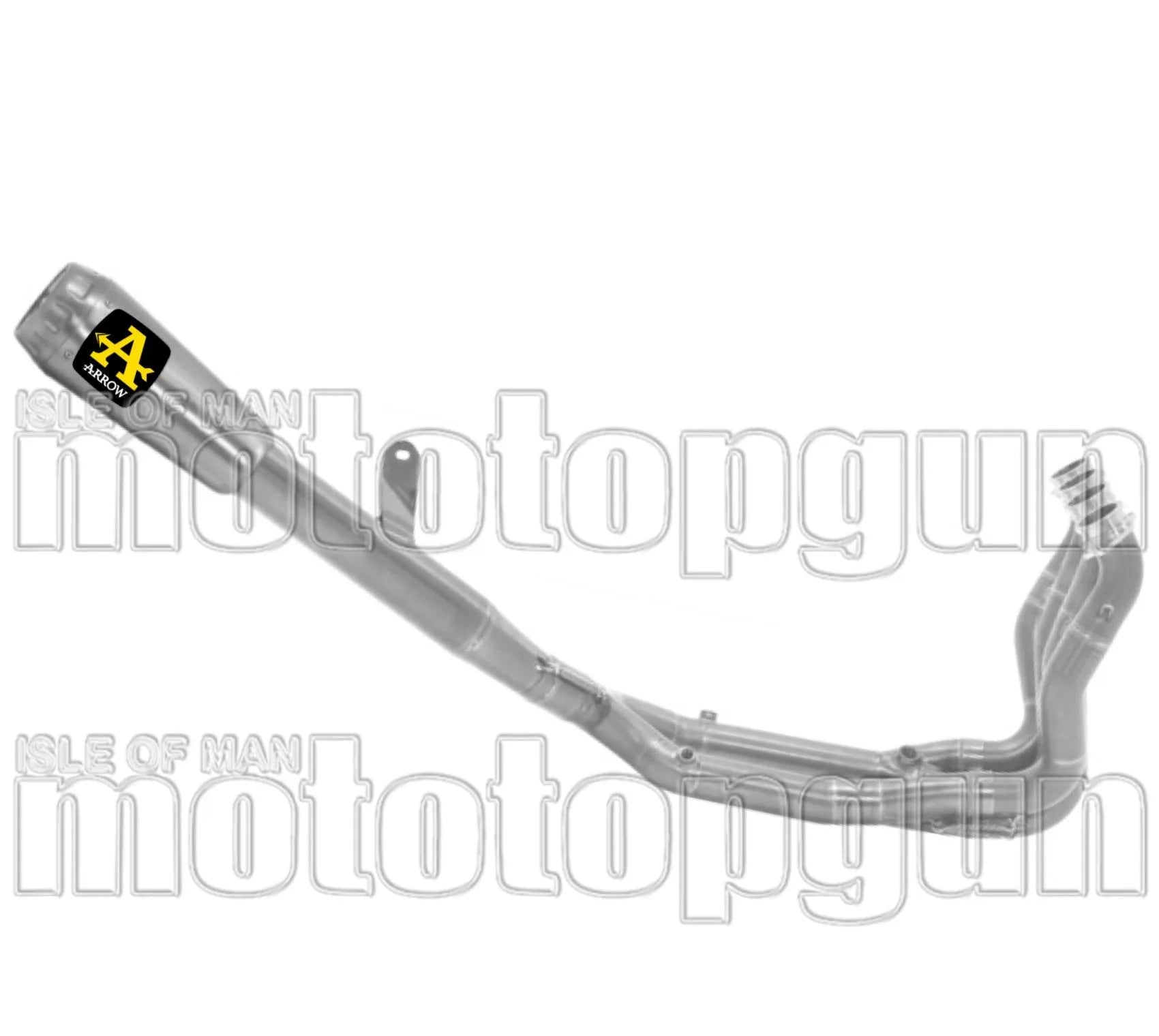 Système D'Échappement Complet Non Catalysé Et Sans Homologation Acoustique Pro-Race Competition Evo Full Titanium Titanium - Arrow Special Parts Compatible Avec Bmw S 1000 Rr (2019-2024)