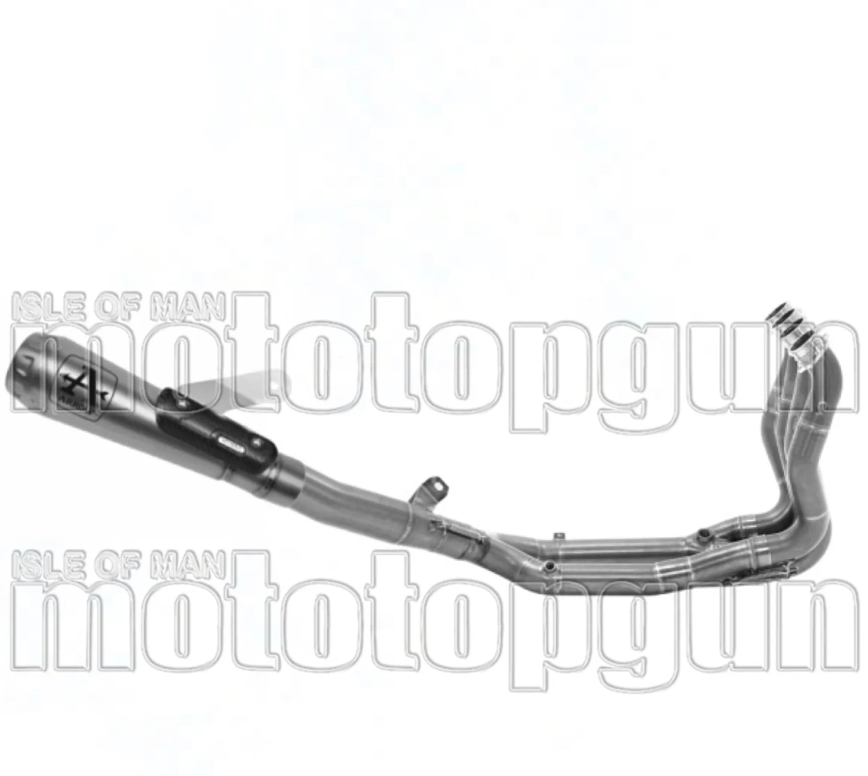 Système D'Échappement Complet Non Catalysé Et Sans Homologation Acoustique Pro-Race Competition Evo Full Titanium Titanium - Arrow Special Parts Compatible Avec Bmw S 1000 R (2021-2024)