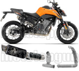 Système D'Échappement Complet Non Catalysé Et Sans Homologation Acoustique Gp2 Gp-2 Nichrom Noir - Arrow Special Parts Compatible Avec Ktm 790 Duke (2025-2026)