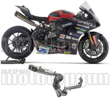 Système D'Échappement Complet Non Catalysé Et Sans Homologation Acoustique Indy-Race Competition Evo 2 Titanium Embout Carby - Arrow Special Parts Compatible Avec Ducati Panigale V2 (2020-2024)