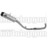 Système D'Échappement Complet Non Catalysé Et Sans Homologation Acoustique Indy-Race Titanium Embout Carby - Arrow Special Parts Compatible Avec Yamaha T-Max 560 (2025-2026)