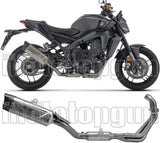 Système D'Échappement Complet Non Catalysé Et Sans Homologation Acoustique Indy-Race Evo Titanium Carbon - Arrow Special Parts Compatible Avec Yamaha Mt-09 (2024-2026)