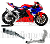 Système D'Échappement Complet Non Catalysé Et Sans Homologation Acoustique Pista Titanium Carbon - Arrow Special Parts Compatible Avec Honda Cbr 1000 Rr - R (2020-2023)