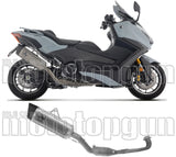 Système D'Échappement Complet Non Catalysé Et Sans Homologation Acoustique Pista Titanium Embout Carby - Arrow Special Parts Compatible Avec Yamaha T-Max 560 (2025-2026)