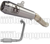 Système D'Échappement Complet Non Catalysé Et Sans Homologation Acoustique Pro-Race Nichrom Acier - Arrow Special Parts Compatible Avec Yamaha Yzf-R 125 (2021-2022)