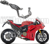 Système D'Échappement Complet Non Catalysé Et Sans Homologation Acoustique Pro-Race Competition Evo Titanium Noir Embout Net - Arrow Special Parts Compatible Avec Ducati Panigale V4 (2025-2026)