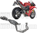 Système D'Échappement Complet Non Catalysé Et Sans Homologation Acoustique Pro-Race Competition Titanium Noir Embout Net - Arrow Special Parts Compatible Avec Ducati Panigale V4 (2025-2026)