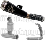Système D'Échappement Complet Non Catalysé Et Sans Homologation Acoustique Pro-Race Nichrom Noir - Arrow Special Parts Compatible Avec Ktm 790 Duke (2025-2026)