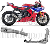 Système D'Échappement Complet Non Catalysé Et Sans Homologation Acoustique Pro-Race Titanium Embout Titanium - Arrow Special Parts Compatible Avec Honda Cbr 1000 Rr - R (2024-2026)