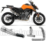 Système D'Échappement Complet Non Catalysé Et Sans Homologation Acoustique Pro-Race Nichrom - Arrow Special Parts Compatible Avec Ktm 790 Duke (2025-2026)