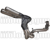 Système D'Échappement Complet Non Catalysé Et Sans Homologation Acoustique Pro-Race Competition Full Titanium Titanium - Arrow Special Parts Compatible Avec Ducati Panigale 955 V2 (2020-2024)