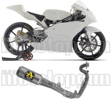 Système D'Échappement Complet Non Catalysé Et Sans Homologation Acoustique Round Competition Titanium Embout Titanium - Arrow Special Parts Compatible Avec Honda Nsf 250 R (2012-2025)