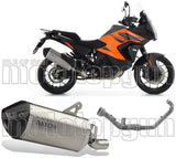 Système D'Échappement Complet Non Catalysé Et Sans Homologation Acoustique Sonora Full Titanium Carbon - Arrow Special Parts Compatible Avec Ktm 1290 Superadventure S (2021-2024)