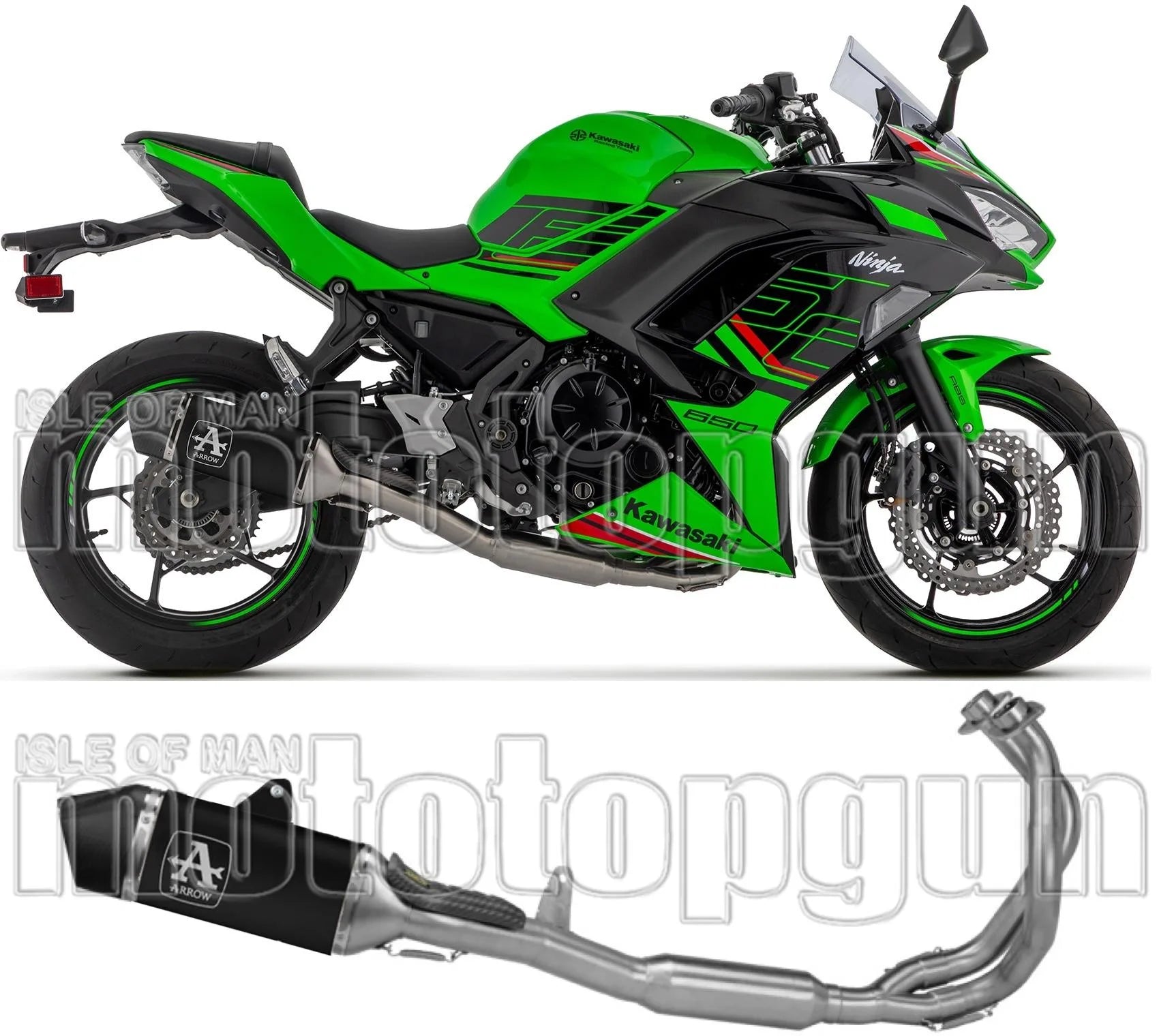 Système D'Échappement Complet Non Catalysé Et Sans Homologation Acoustique Veloce Aluminium Noir Carbon - Arrow Special Parts Compatible Avec Kawasaki Ninja 650 (2024-2026)