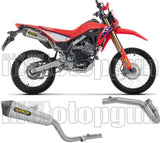Système D'Échappement Complet Non Catalysé Et Sans Homologation Acoustique X-Kone Nichrom Embout Carby - Arrow Special Parts Compatible Avec Honda Crf 300 L (2025-2026)