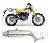 Échappement Sans Homologation Sonore Paris Dacar Acier Acier - Arrow Special Parts Compatible Avec Suzuki Dr 350 S (1990-1995)