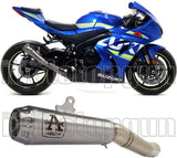 Échappement Sans Homologation Sonore Pro-Race Titanium Titanium - Arrow Special Parts Compatible Avec Suzuki Gsx-R 1000 R (2017-2020)