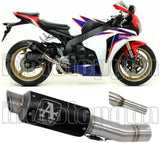 Échappement Sans Homologation Sonore Gp2 Gp-2 Nichrom Noir Acier - Arrow Special Parts Compatible Avec Honda Cbr 1000 Rr (2008-2013)