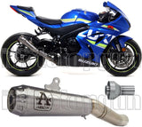 Échappement Sans Homologation Sonore Pro-Race Nichrom Acier - Arrow Special Parts Compatible Avec Suzuki Gsx-R 1000 (2017-2020)