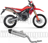 Échappement Sans Homologation Sonore Icon Titanium Embout Carby - Arrow Special Parts Compatible Avec Honda Crf 300 L (2025-2026)